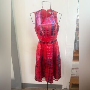 Eva Mendez plaid midi dress‎ 4